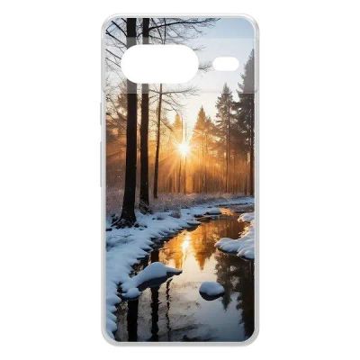 Лот: 25134736. Фото: 1. Чехол Krutoff Clear Case "Весна... Чехлы, бамперы