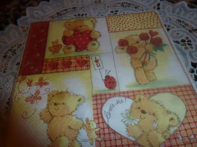 Лот: 3569440. Фото: 1. Салфетка для декупажа ''Валентинка... Декупаж