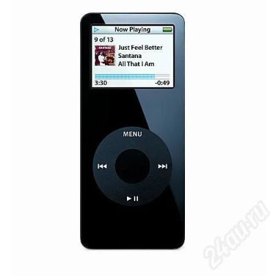 Лот: 336227. Фото: 1. Ipod nano 1g 2gb чОрный с рубля. Плееры