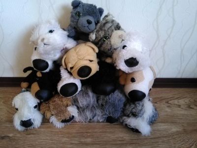 Лот: 4164498. Фото: 1. игрушки собаки коллекция. Мягкие