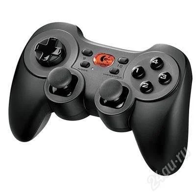 Лот: 1318706. Фото: 1. лучший беспроводной геймпад logitech... Рули, джойстики