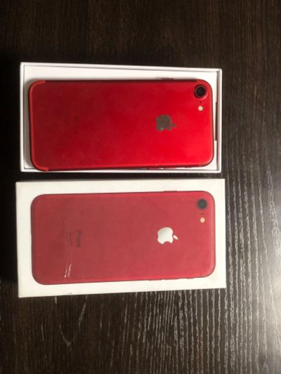 Лот: 15576505. Фото: 1. iPhone 7 Red 32 gb. Смартфоны