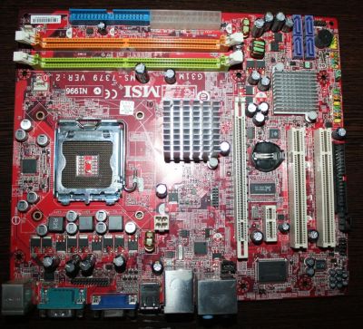 Лот: 4456763. Фото: 1. Материнская плата Socket 775 MSI... Материнские платы