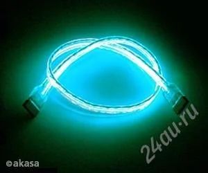 Лот: 136029. Фото: 1. Кабель Akasa для SATA, зеленый... Другое (комплектующие)