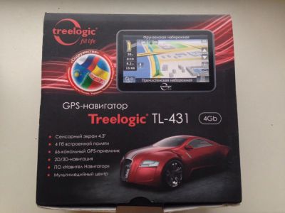 Лот: 7005720. Фото: 1. Продам навигатор Treelogic TL-431... GPS-навигаторы
