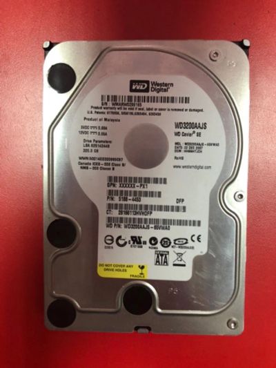 Лот: 12655972. Фото: 1. Жесткий диск 320GB Western Digital... Жёсткие диски (HDD)