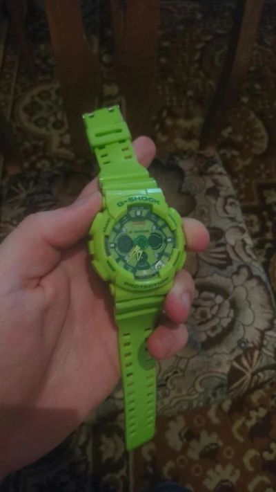 Лот: 7755983. Фото: 1. Продам часы G-shock зеленые. Другие наручные часы