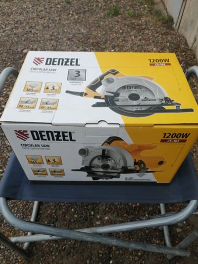 Лот: 25349136. Фото: 1. Пила циркулярная Denzel CS-165... Электроинструмент