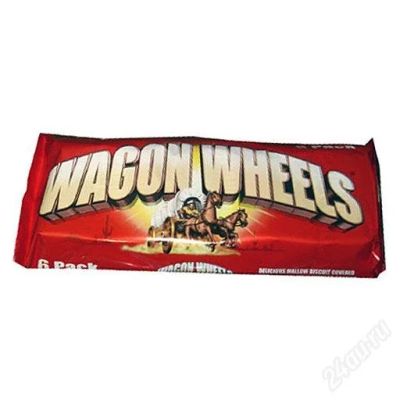 Лот: 1095111. Фото: 1. печенье wagon wheels в наличии... Печенье, вафли, пряники