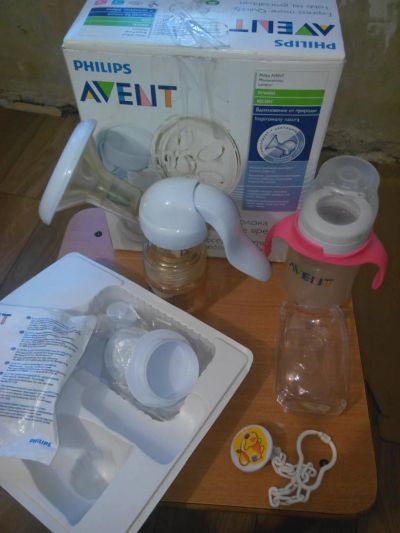 Лот: 5270691. Фото: 1. Молокоотсос Avent + куча бонусов. Всё для кормления