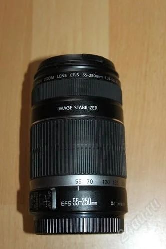 Лот: 2206128. Фото: 1. Canon EF-S 55-250 mm f/4-5.6 IS... Объективы
