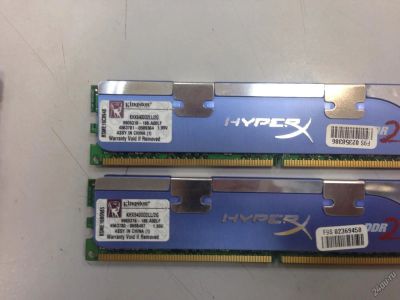Лот: 5264866. Фото: 1. ddr 2 khx6400D2LL/2g (Цена за... Оперативная память
