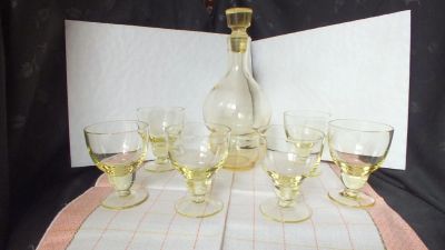 Лот: 6060313. Фото: 1. Графин и рюмки. Предметы интерьера и быта