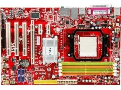 Лот: 2932480. Фото: 1. материнская плата MSI K9N Neo... Материнские платы