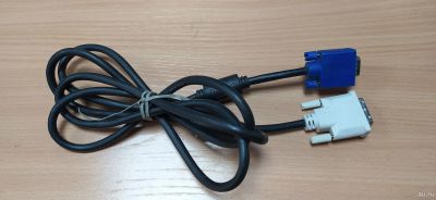 Лот: 17720897. Фото: 1. Кабель VGA- DVI-I 1.8m (D-sub-DVI... Шлейфы, кабели, переходники
