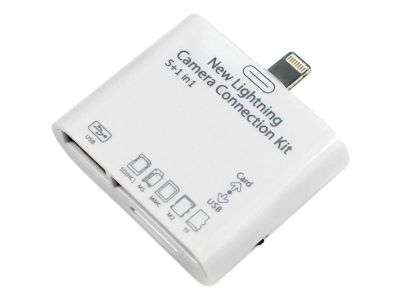 Лот: 4949987. Фото: 1. 5 в 1 camera connection kit card... Дата-кабели, переходники
