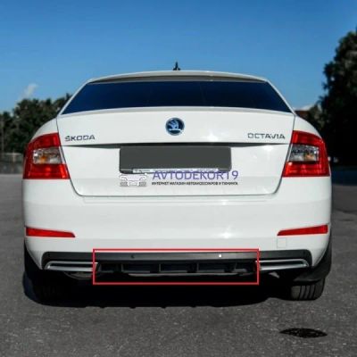 Лот: 16393883. Фото: 1. Диффузор заднего бампера Skoda... Детали тюнинга