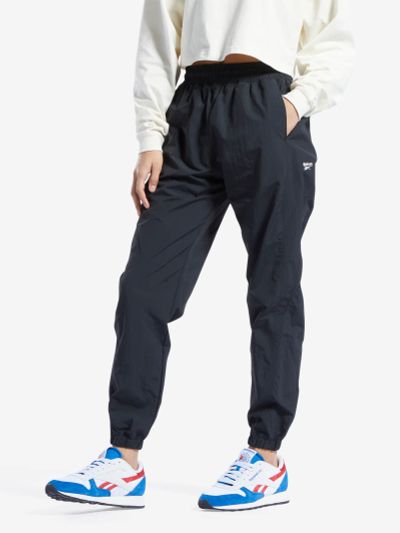 Лот: 22449968. Фото: 1. Брюки женские Reebok, Черный. Другое (спортивная одежда)