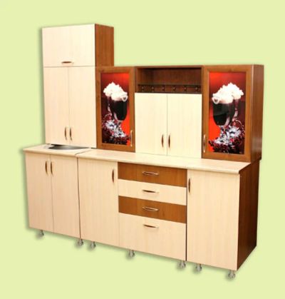 Лот: 6680930. Фото: 1. Кухня Александрия-4 2,00 (код... Кухонные гарнитуры