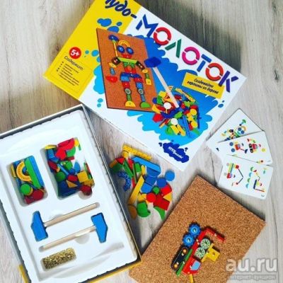 Лот: 15988779. Фото: 1. Развивающая игра "Чудо-молоток... Детские настольные игры