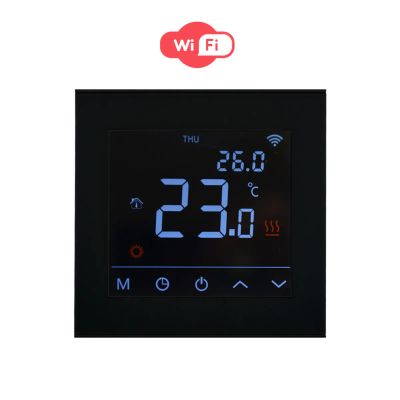 Лот: 24899103. Фото: 1. Терморегулятор Warmlife wifi черный... Обогреватели бытовые