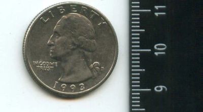 Лот: 16916369. Фото: 1. (№7081) США 25 центов 1993 год... Америка