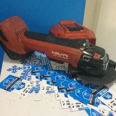 Лот: 12651142. Фото: 1. Аккумуляторная болгарка hilti... Электроинструмент
