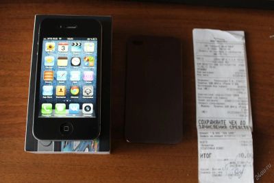 Лот: 3467191. Фото: 1. IPhone 4 8gb, гарантия. Смартфоны