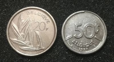 Лот: 22873955. Фото: 1. Лот монет Бельгии. Европа