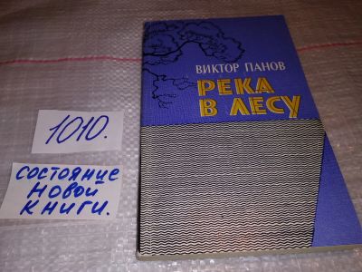 Лот: 15102223. Фото: 1. Панов В., Река в лесу, В центре... Художественная