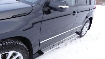 Лот: 10446463. Фото: 1. Пороги алюминиевые Suzuki Grand... Детали тюнинга