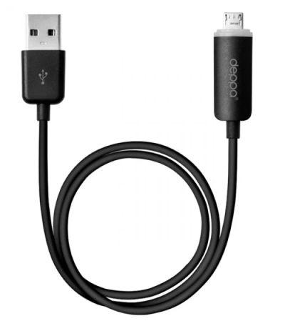 Лот: 9126836. Фото: 1. Дата-кабель Deppa USB-microUSB... Дата-кабели, переходники