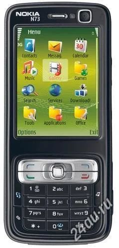 Лот: 1348070. Фото: 1. nokia n73 me black,в идиале... Кнопочные мобильные телефоны