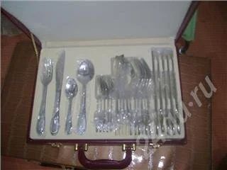 Лот: 264100. Фото: 1. Столовые приборы на 6 персон. Столовые приборы, ножи
