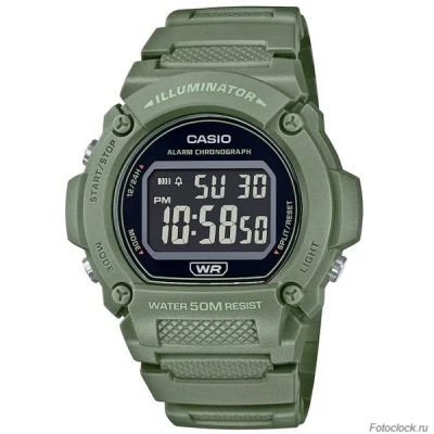 Лот: 21236239. Фото: 1. Casio W-219HC-3B. Оригинальные наручные часы