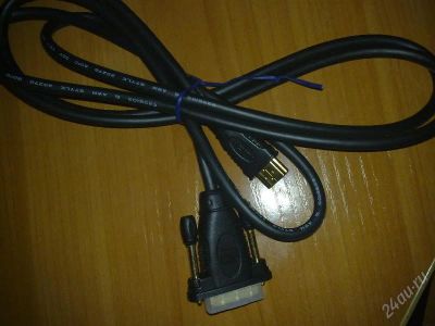 Лот: 153779. Фото: 1. кабель DVI - HDMI. Другое (компьютеры, оргтехника, канцтовары)