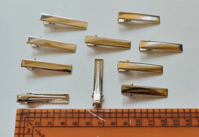 Лот: 16653416. Фото: 1. Заколки "уточки" 4 см. Основа... Бижутерия ручной работы