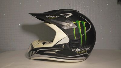 Лот: 9105437. Фото: 1. шлем фуллфейс Monster energy. Шлемы