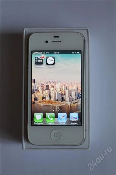 Лот: 2375525. Фото: 1. iPhone 4s 64gb white (freesim). Смартфоны
