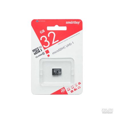 Лот: 15541411. Фото: 1. Карта памяти Micro sdhc 32gb smartbuy... Карты памяти