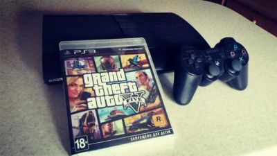 Лот: 5222247. Фото: 1. Sony Playstation 3 + GTA 5. Игровые приставки, консоли