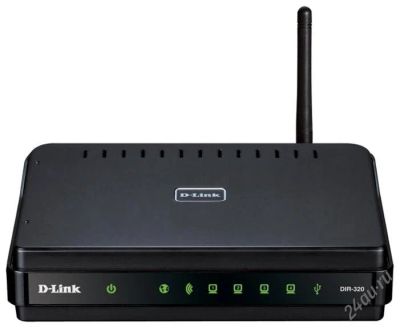 Лот: 2320420. Фото: 1. Роутер D-Link Dir-320NRU. WiFi, Bluetooth адаптеры