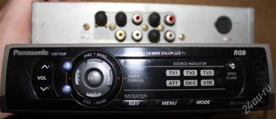 Лот: 2077661. Фото: 1. panasonic vm70w Экран+навигатор... Мониторы, DVD