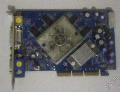 Лот: 2483956. Фото: 1. Видеокарта AGP 128 Mb Nvidia Geforce... Видеокарты