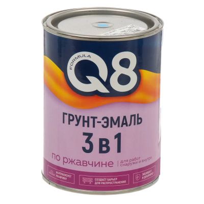 Лот: 25271627. Фото: 1. Грунт-эмаль Formula Q8, по ржавчине... Краски, лаки, растворитель