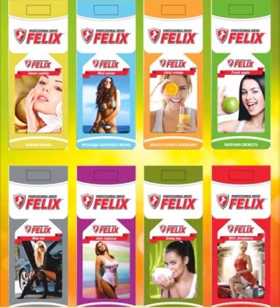 Лот: 5016115. Фото: 1. Ароматизатор бумажный Felix (40... Ароматизаторы