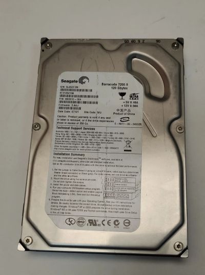 Лот: 19211270. Фото: 1. Жесткий диск IDE Seagate ST3120213A... Жёсткие диски (HDD)