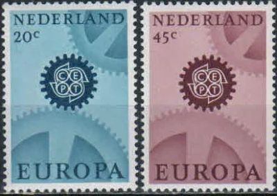 Лот: 18727765. Фото: 1. 1967. Нидерланды. Марки Европы... Марки