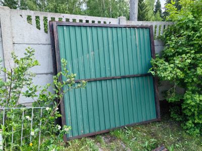 Лот: 25439135. Фото: 1. Ворота металлические распашные. Ворота, заборы, шлагбаумы