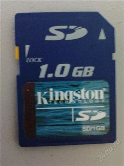 Лот: 2078833. Фото: 1. карта памяти SD kingston 1Gb. Карты памяти